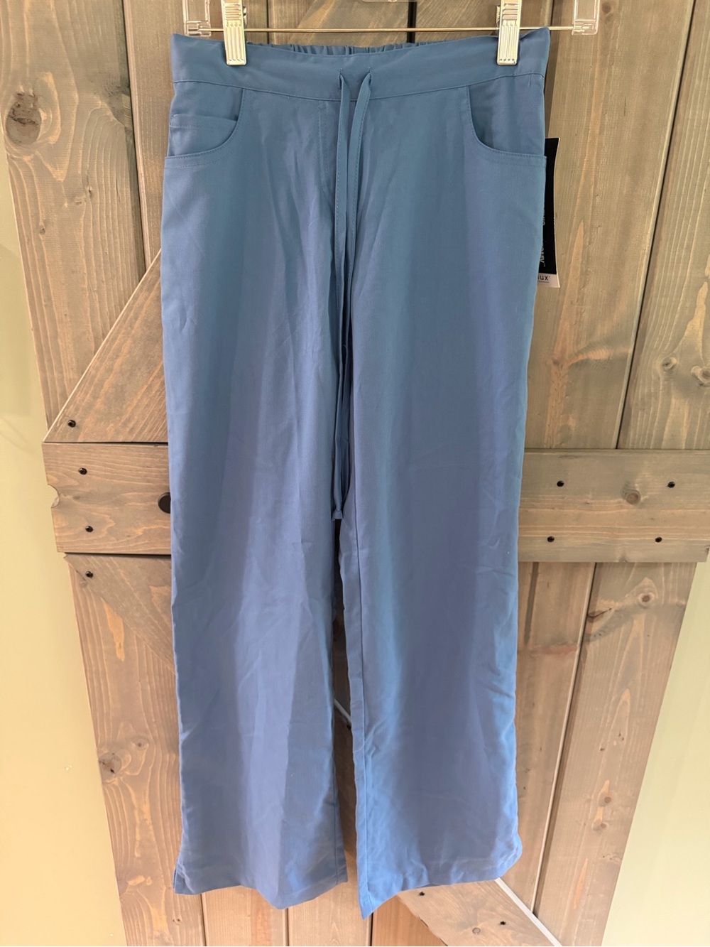 NWT Grey’s Anatomy by Barco ArcLux Scrub Pants XXS Blue Drawstring Straight Leg